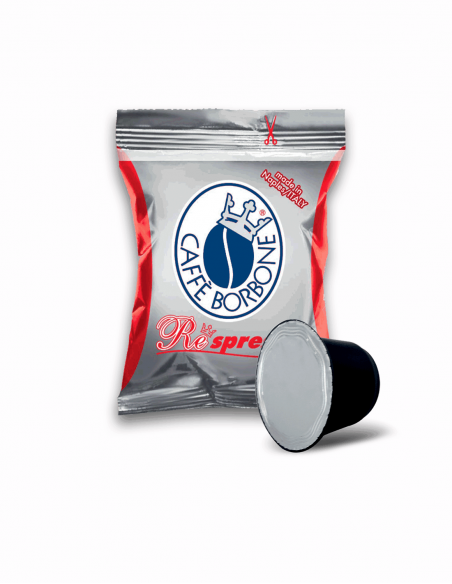 50 capsule Respresso compatibili Nespresso Caffè Borbone miscela rossa Caffè Borbone - 1