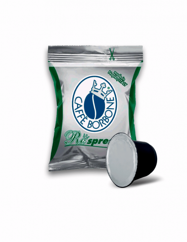 50 capsule Respresso compatibili Nespresso Caffè Borbone miscela Dek decaffeinato Caffè Borbone - 1