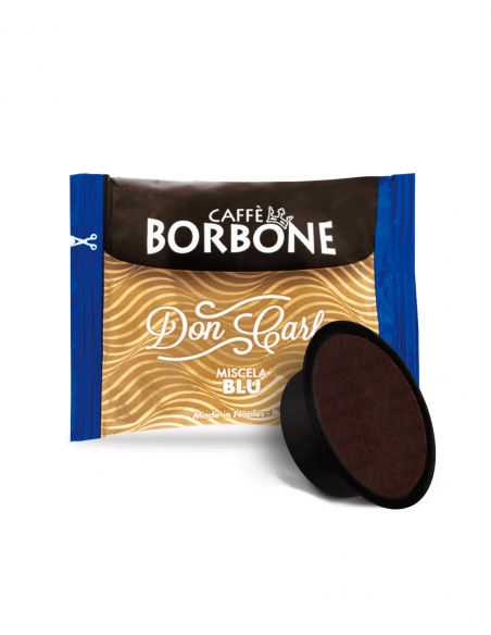 50 capsule Don Carlo compatibili Lavazza a modo mio Caffè Borbone miscela blu Caffè Borbone - 1