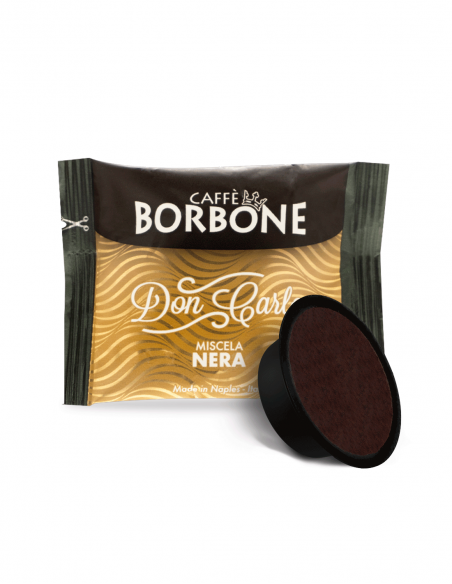 50 capsule Don Carlo compatibili lavazza a modo mio Caffè Borbone miscela nera Caffè Borbone - 1